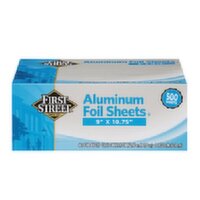 First Street Aluminum Foil Sheets - 500 Each